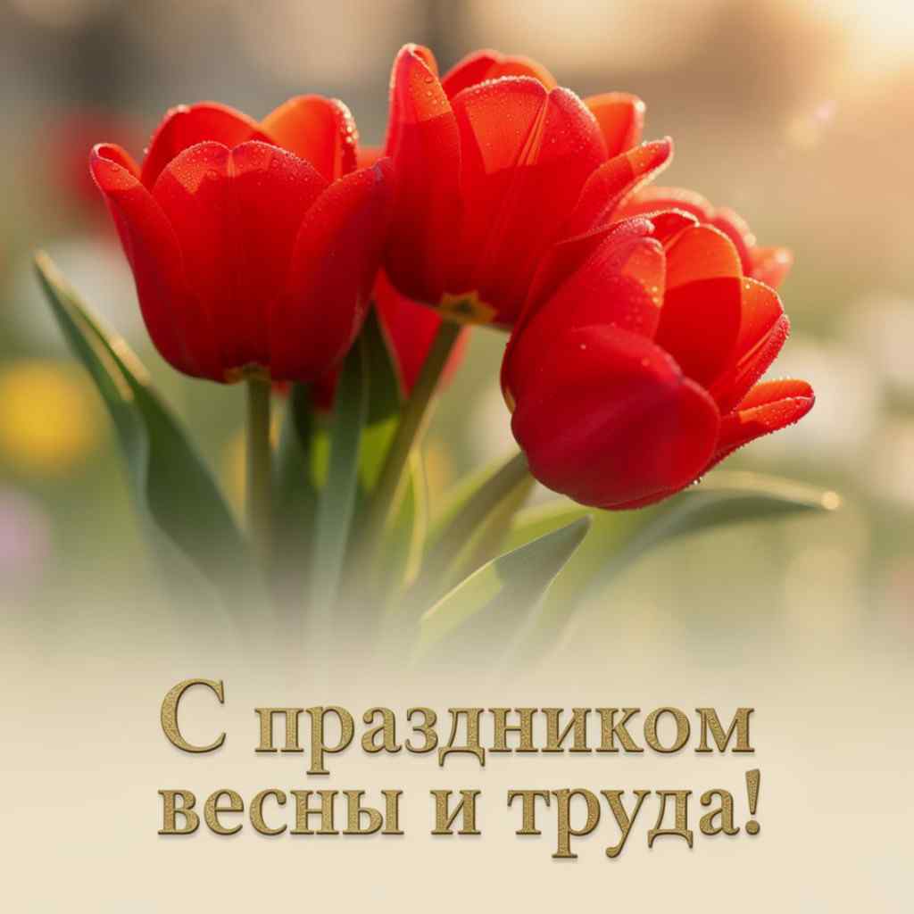 Поздравляю с 1 мая!